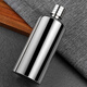 Huangxi Portable Wine Bottle 304 Stainless Steel Small Wine Bottle Portable Outdoor Wine Bottle 2Jin Jin equals 0.5kg. Large-capacity household liquor 2Jin Jin equals 0.5kg. Wine bottle (free strap) single pot 1L