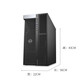 戴尔（DELL） PrecisionT7920图形工作站服务器有限元深度学习模拟仿真三维建模电脑主机 金牌1颗6230R 26核52线程 主频2.1G 16G/256G固态+2T/T1000-8G显卡