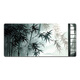 
Three-color cat mouse pad large-sized Chinese style mountain and e-sports game ancient style keyboard pad customized computer desk desk pad Chinese style desk pad thickened non-slip student dormitory home mat 12041 bamboo outside the window 90 cm x 40 cm x 5 mm