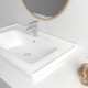 Washbasin washbasin basin laundry basin countertop washbasin sink single basin bathroom bathroom integrated ceramic nano glaze 80*47 + drainage parts