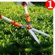 Gardening scissors, garden flower shears, pruning shears, special hedge shears for lawn trimming, powerful trimming of branches ZP9, orange flat tube