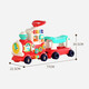 Huile Toys Multifonctionn Early Education Education Toys Poussez et tirez Train Baby Walker Enfants de 1 à 3 ans Garçons et filles Cadeaux Zhiques 4-en-1 Train multifonctionnel D8990
