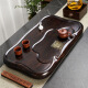 Black sandalwood tea tray household solid wood tea tray small rectangular log rosewood tray simple with drainage other sizes contact customer service