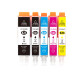 EVI PGI-825 Tintenpatronen für Canon IX6580 IX6500 MG6280 MG5180 IP4880 4980 7200 MX888 PRINTER TINK COTTKRIDGEN CLI-826 Fünf-Farben-Set