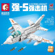
Senbao building blocks helicopter building blocks 10 J-20 fighter military model assembled boys children's day toys birthday gifts Strong 5-strike aircraft [679 particles]