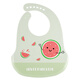 Albo babero para bebés para bolsas de arroz para bebés niños Silicona babero impermeable tridimensional comedor bolso de agua toalla CJ358