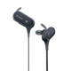 Sony (SONY)-16795 Neck-mounted Bluetooth headset Wireless sports headset headset IPX4 splash-proof heavy bass black bass black