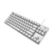 
Logitech Logitech K835 mechanical keyboard Wired keyboard Gaming office keyboard 84 keys Aluminum shell mechanical shaft body K835 [Ike joint model] TTC red shaft - black