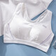 Yu Zhaolin Girl Sport Sport Unterwäsche Schocksicheres Laufweste Junior High School und Highschool-Schüler atmungsaktiven BH während der Entwicklungsperiode 9215 Weiß 1 Stück 2xl /90 (115-130jin [Jin entspricht 0,5 kg])