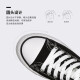 Senma Fashion Simple Youth Lace Low Student Comfortable Casual Canvas Shoes Women 2122187 Black Size 38