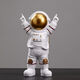 Baiyuan Astronaut ornaments cute model small spaceman home living room desktop decoration ornaments birthday gift starry sky blue four-piece set