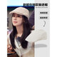 Sumubai (Somubay) Zhao Zhaoyi même chapeau de front rétro pour les femmes au printemps et en été minces décontractées et polyvalentes, un petit chapeau de journal BERET BEIGE M (56-58 cm)