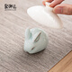 Juyu porcelain celadon jade rabbit tea pet ornaments tea table ornaments decorative ornaments tea set ornaments handicrafts tea room tea table accessories celadon small jade rabbit