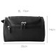 Qingwei large capacity toiletry bag travel storage bag cosmetic bag men's business trip travel bag black