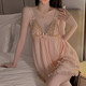 Sexy Unterwäsche rein sinnliche Mesh Pyjamas plus Brustpolster, die Nachthemd und Robe Frauen für Heimkleidung Anzug Rollenspiel P3886 Green (Shorts) l