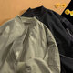 
Yimuqi American street retro baseball uniform men's spring and autumn new niche design trendy brand loose bomber jacket Noshi-426 black M