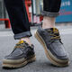 Carter CAT men's shoes breathable Martin boots men's summer new style construction site labor insurance workers British welders retro outdoor 8050 khaki 42 one size larger than sports shoes