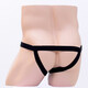 Private Men's Underwear Multiple Solid Color Men's Thongs Enlarged European and American Low-waisted Sex T-Pants 170Jin[Jin equals 0.5 kg] Black