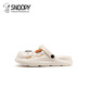Snoopy Snoopy Kinderschuhe Kinderschuppschuhe Fashion Casual Casual Casual Schuhe Neue Sommerhaus All-Match-Gartenschuhe für Männer und Mädchen Weiß 23-24 Fuß Länge 15.5-16,2 cm