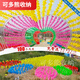 Morannuoer Rotating Decorative Windmill Kindergarten hanging pieces push small gifts children's toys outdoor 22cm solid color four-leaf handheld windmill * 100