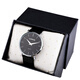 Reloj ultra delgado para hombres para estudiantes masculinos versión coreana coreana sencilla casual de moda de moda