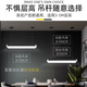 CANMEIJIA office chandelier light led strip light classroom light rectangular chandelier light modern minimalist shopping mall supermarket gym conference room office light 70W-white frame