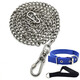 Kangbeni dog leash 304 stainless steel dog chain small, medium and large dogs, horses, German shepherd anti-biting bolts, dog leash, pet supplies, 3mm thick (15-40Jin Jin is equal to 0.5kg, for small and medium-sized dogs) 3 meters