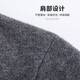 Hengyuan Xiangxiang sweater men's autumn and winter 100%pure wool sweater warm casual jacket middle -aged men's sweater cardigan