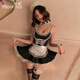 Envy sexy lingerie female JK uniform temptation sexy pajamas women's suit stockings jumpsuit open file no need to take off see-through outfit stewardess maid role play blind box suit combination shipped randomly