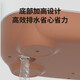 Carreaux de bain pour enfants baignoire baignoire baignoire de baignoire grande salle de bain salle de bain de salle de bain isolation seau de bain peut s'asseoir printemps et été marron + 8 pièces pack [isolation à double couche] tabouret de bain 0-15 ans