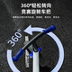 伊贝智平衡车儿童1-3-6岁2至3岁2-5-6-12岁宝宝滑步车无脚踏小孩自行车 12寸克莱因白-推荐身高85-120cm 镁合金一体车架充气轮