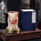 Biyun großer Pinselstifthalter Ornamente Retro Dekorativen Geschenk Chinesischer Stil Kreativer personalisierter Anpassungsspot Bambus Gelenkflasche Stifthalter mit Messingbasis B12806