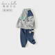 David Bella boys' trousers suit children's sports sweatshirt two-piece set spring and autumn baby clothes