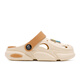 Babudou children's shoes children's hole shoes boys summer soft sole slippers 117542170 meters/light brown 30-31