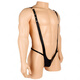 gay sexy masculin bas de taille basse string noire en cuir pu sexy shusn-shot to-torseurs torseurs de performance costume noir