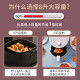 Liven air fryer visual household large-capacity 8-liter intelligent oil-free electric fryer multi-functional air fryer oven fryer fully automatic low-fat French fries machine KZ-D8000B