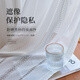 Qiao Nai can be customized Japanese sun protection heat insulation light-transmitting opaque mirror flow cherry gauze curtain jacquard hollow white yarn flow cherry gauze white custom width 1 meter * height 2.7 meters / Korean pleat hook can be changed to the height