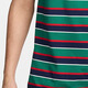 耐克（NIKE）男装 舒适百搭宽松休闲条纹运动翻领短袖T恤FN3897-010 FN3897-410 S