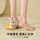 ZHR dad shoes for women retro thick sole heightened casual shoes for women light trendy comfortable women's shoes G677 gray 36