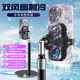 品冠本色手机散热器降温神器半导体制冷低音冰封背夹一体支架带风扇直播打游戏吃鸡电竞游戏王者荣耀 【双核散热款】三档调节｜秒速降温｜RBG灯可关