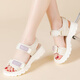 anta kids ant pedal girls shoes children's sandals daddy 2025 summer medium and big children girls sports beach shoes protection Mi Zi 38
