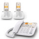 Gigaset Gigaset original SIEMENSA730 cordless phone mother machine clear hands-free A530 system A730 gentleman black one to two