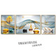 工匠时光福禄轻奢客厅装饰画简约现代沙发背景墙挂画大气壁画山水画墙画 HJ-3883-福禄双临[包安装限5070 [包安装][适合2.6米-3.2米沙发]