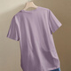
She pool short-sleeved T-shirt 2025 summer new women's letter printing fashionable loose round neck top