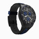 Swatch Swiss watch black and blue boat three-eye chronograph New Year gift examination watch quartz fashion watch SUSB406