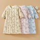 Mianguduo Children's Handmade Pure Cotton Sleeping Bag Thickened Anti-Kick Quilt Large Children's Pajamas Autumn and Winter Baby Sleeping Home Clothes Lan Xiaoshu 120 Code