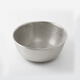 MUJI stainless steel basin tableware household kneading basin vegetable washing basin and basin cooking basin silver XL diameter 28*height 11.5cm