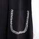 Shanidoluo large size women's spring and autumn clothing new style fat MM fat man looks slim and covers belly fake two-piece dress 16753 black 2XL recommended 130-150Jin [Jin equals 0.5 kg] wear