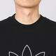 Adidas Clover Herren-Stoff Neuer Sport und lässige runde Hals Kurzarm T-Shirt GE0835 FM3897 S