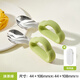 Lock and Lock complementary feeding spoon baby learning to eat training spoon stainless steel independent feeding spoon children over one year old fork and spoon set